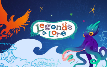 Legends and Lore logo and art elements